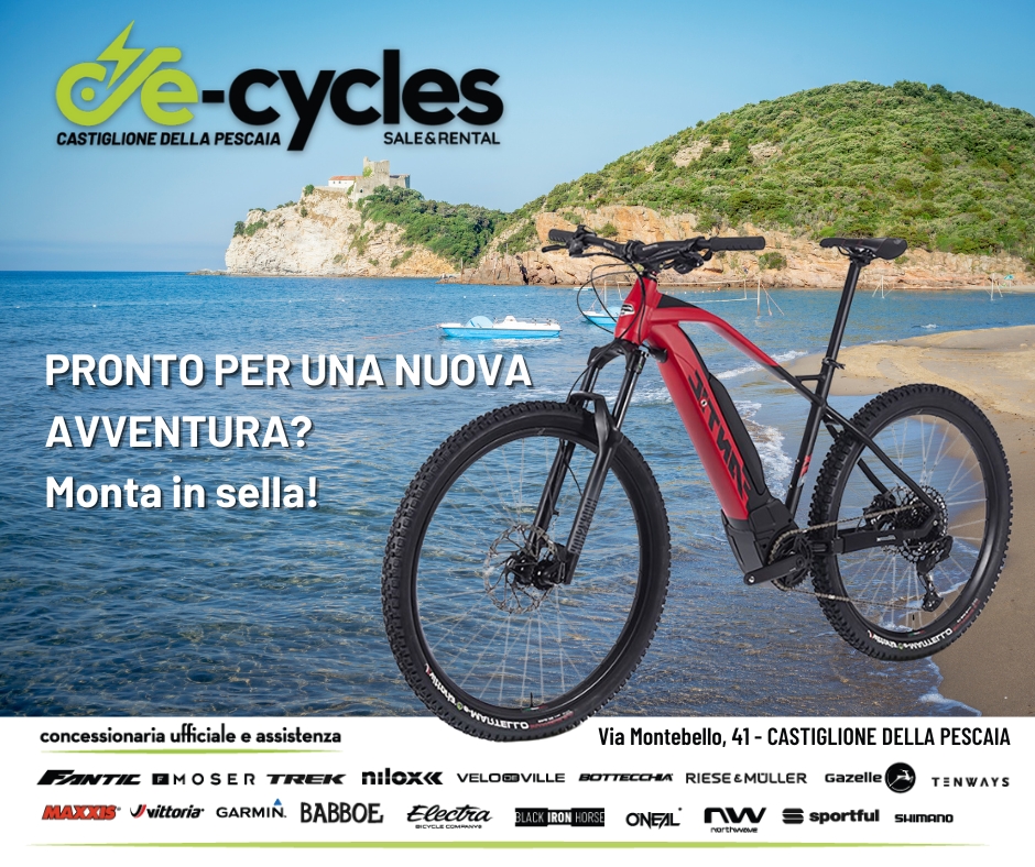 ECYCLES NOLEGGIO MOUNTAIN BIKE EBIKE CASTIGLIONE DELLA PESCAIA