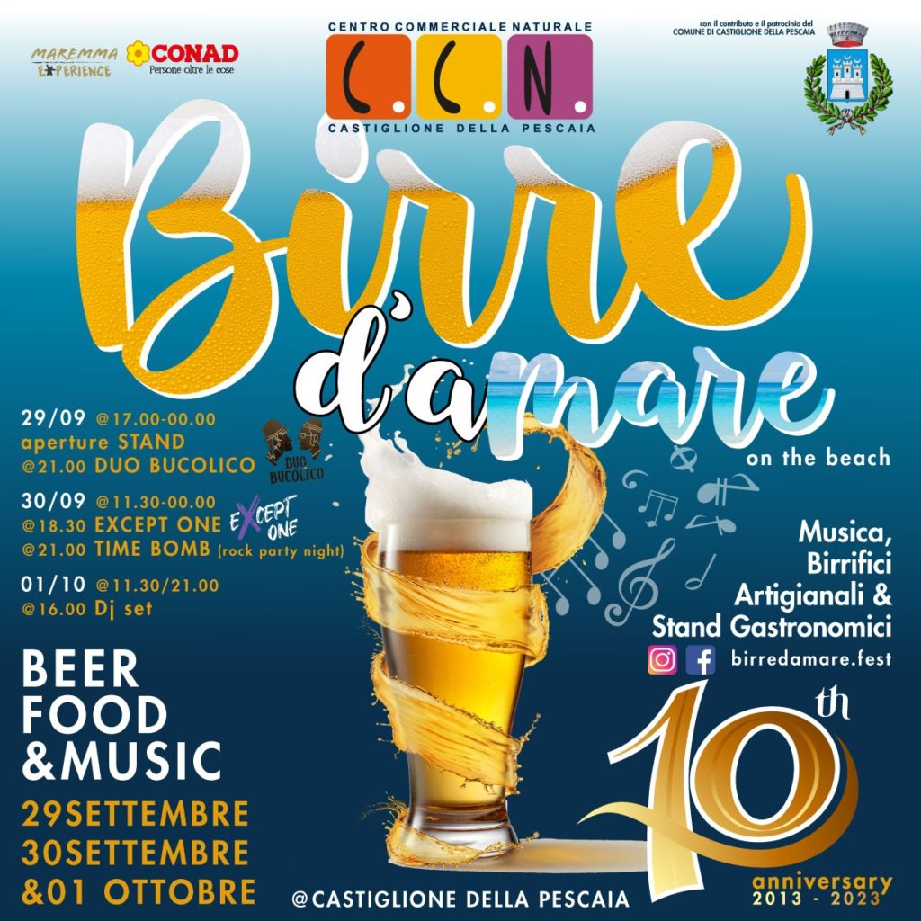 festa della birra castiglione della pescaia, birre d'amare